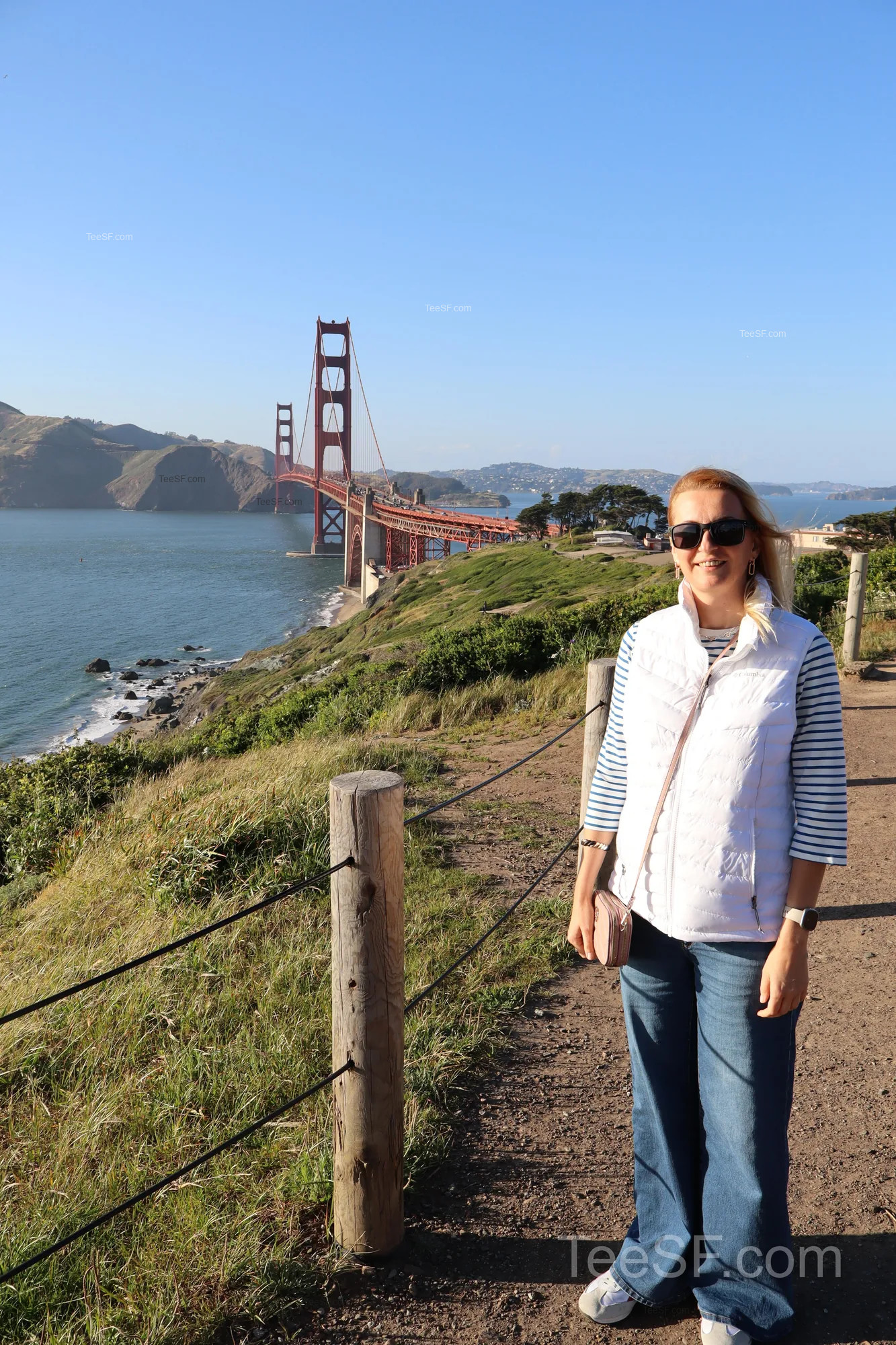 golden Gate Bridge Overlook Portrait during a Stripe Sessions 2026 visit in San Francisco.
